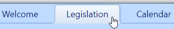 Legislation tab